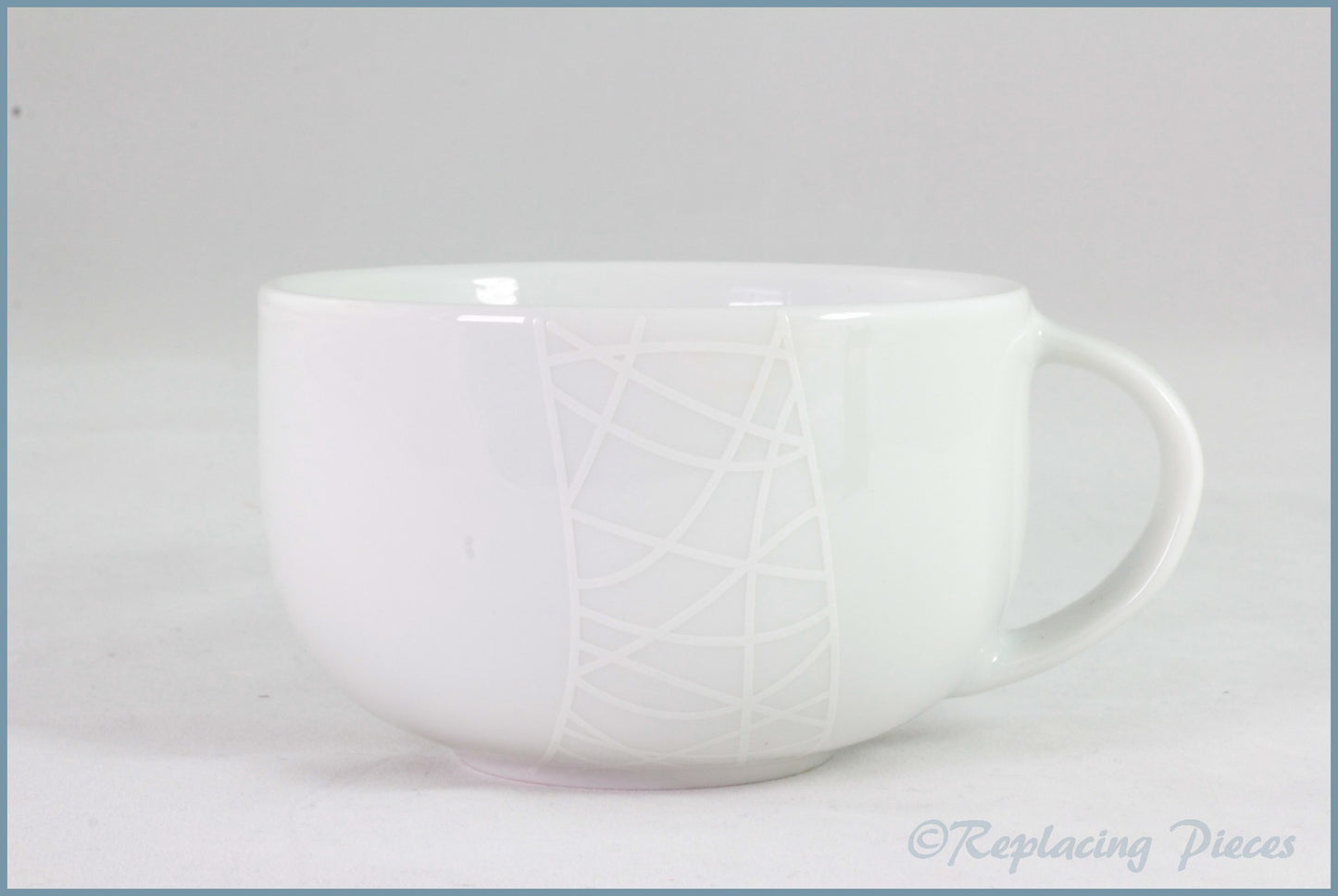 Queens - Jamie Oliver - White Embossed - Teacup