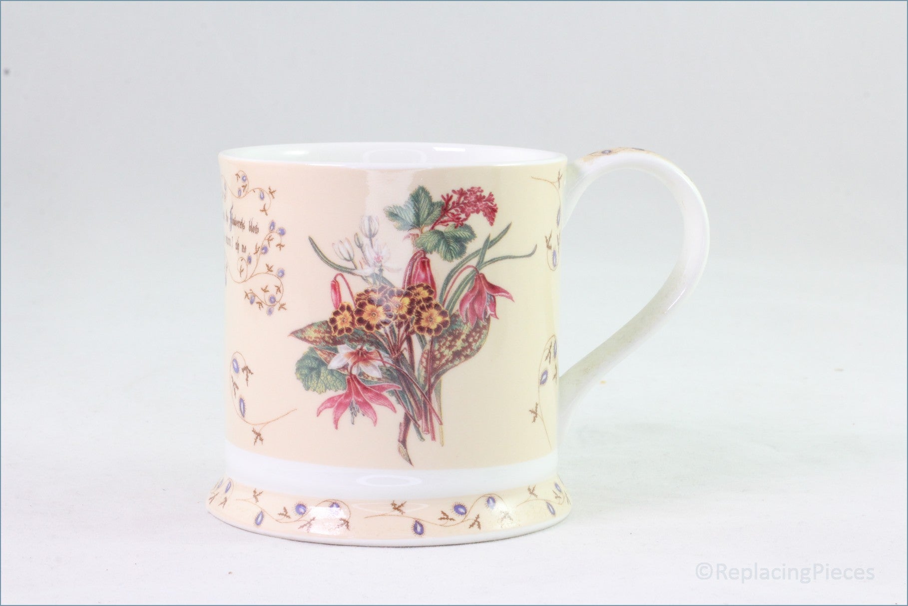 Queens - Victorian Florals - Mug (Auricula)