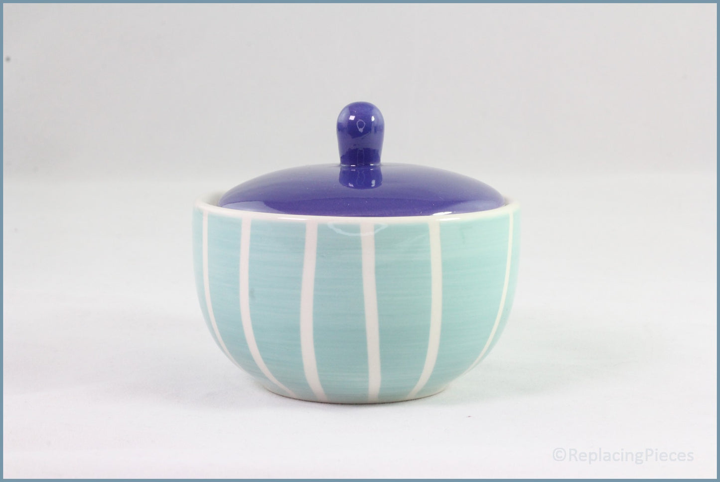 RPW137 - Whittards - Bampton Stripe - Lidded Sugar Bowl