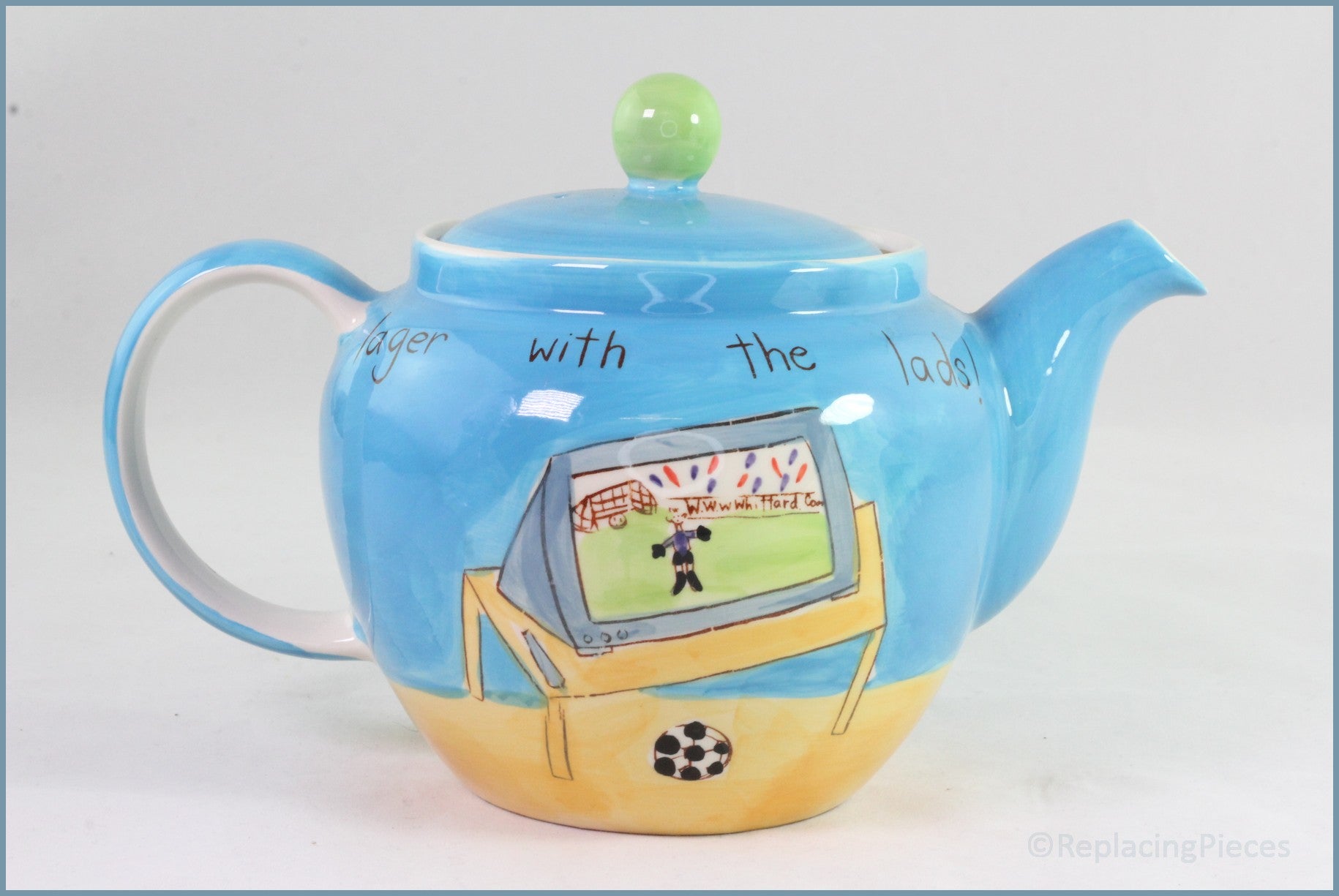 RPW140 - Whittards - Teapot - Footie Finals (No Strainer)