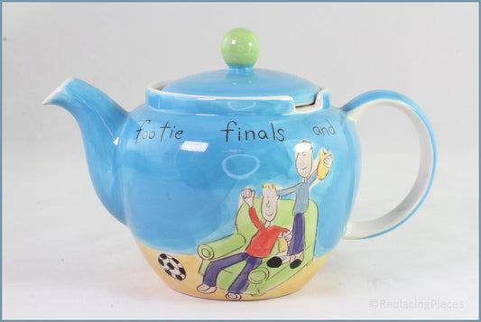 RPW140 - Whittards - Teapot - Footie Finals (No Strainer)