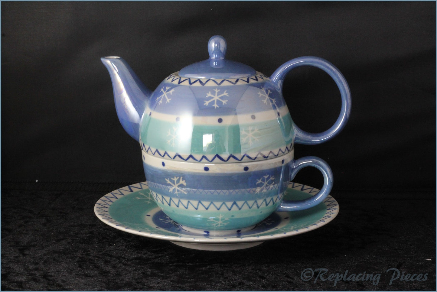 RPW30 - Whittards - 2004 Snowflake (Lustre Finish) - Tea For One