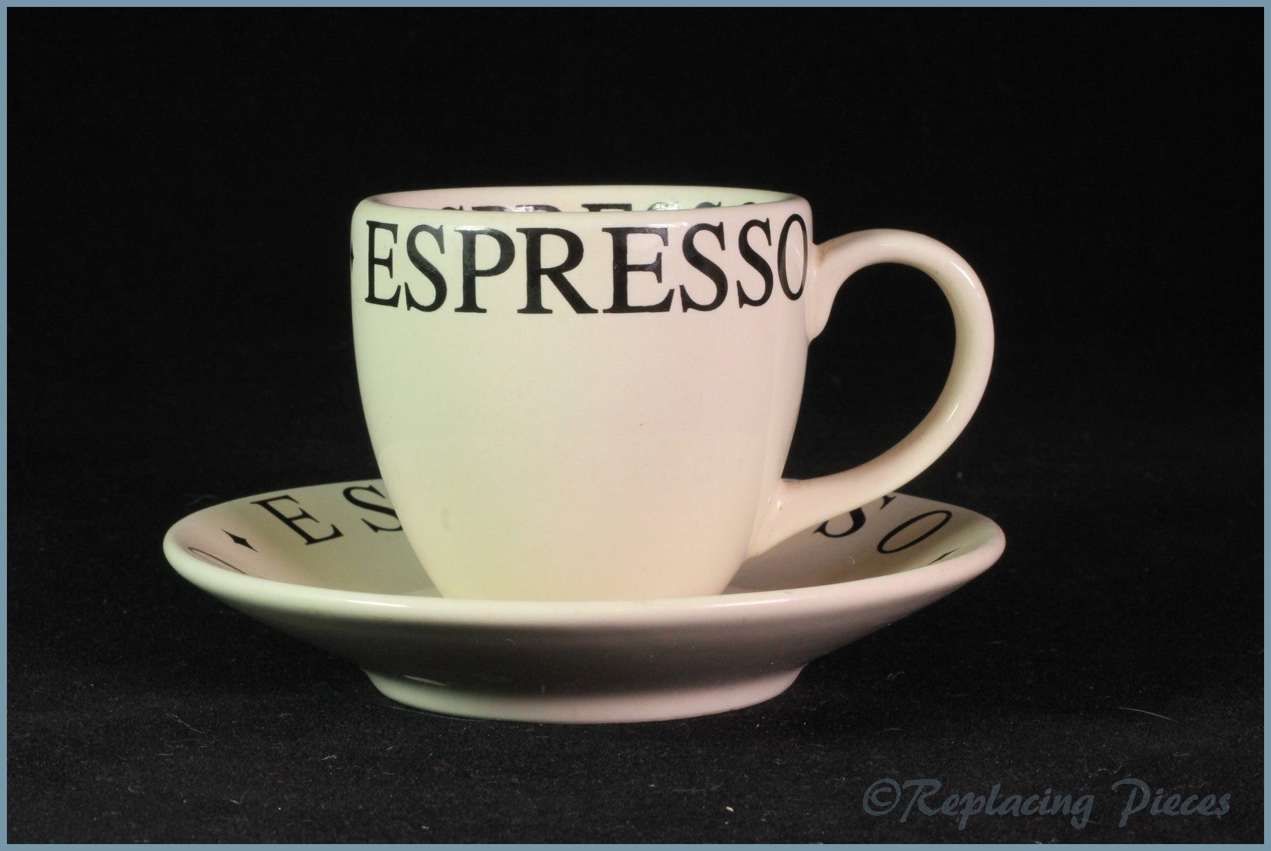 RPW67 - Whittards - Essentials Espresso Coffee Cup & Saucer