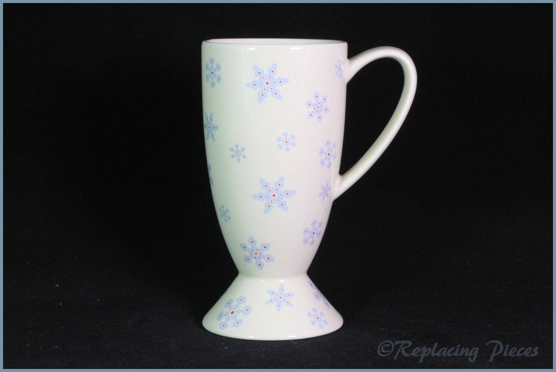RPW76 - Whittards - Latte Mug (Snowflakes)