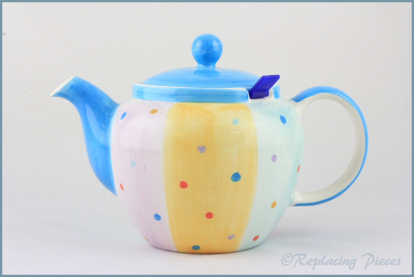 RPW82 - Whittards - Teapot (Multi Coloured Spots)