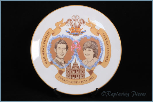 Royal Worcester - Charles & Diana 1981 Wedding Plate
