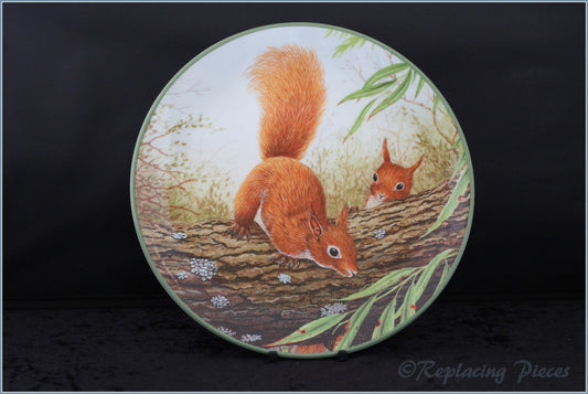Royal Doulton - Rollinsons Portraits of Nature - Red Squirrels On a Branch