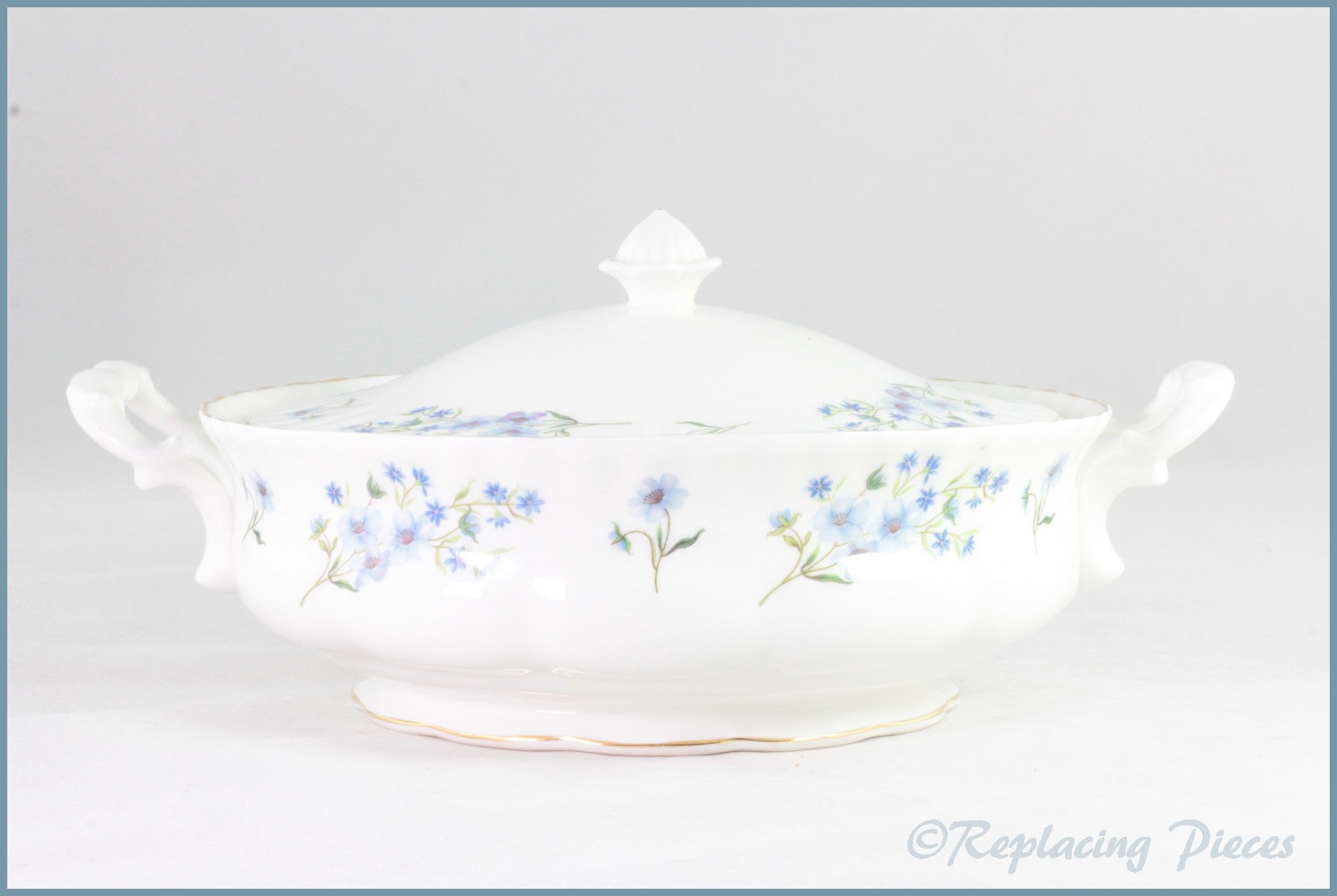 Richmond - Blue Rock - Lidded Vegetable Dish 