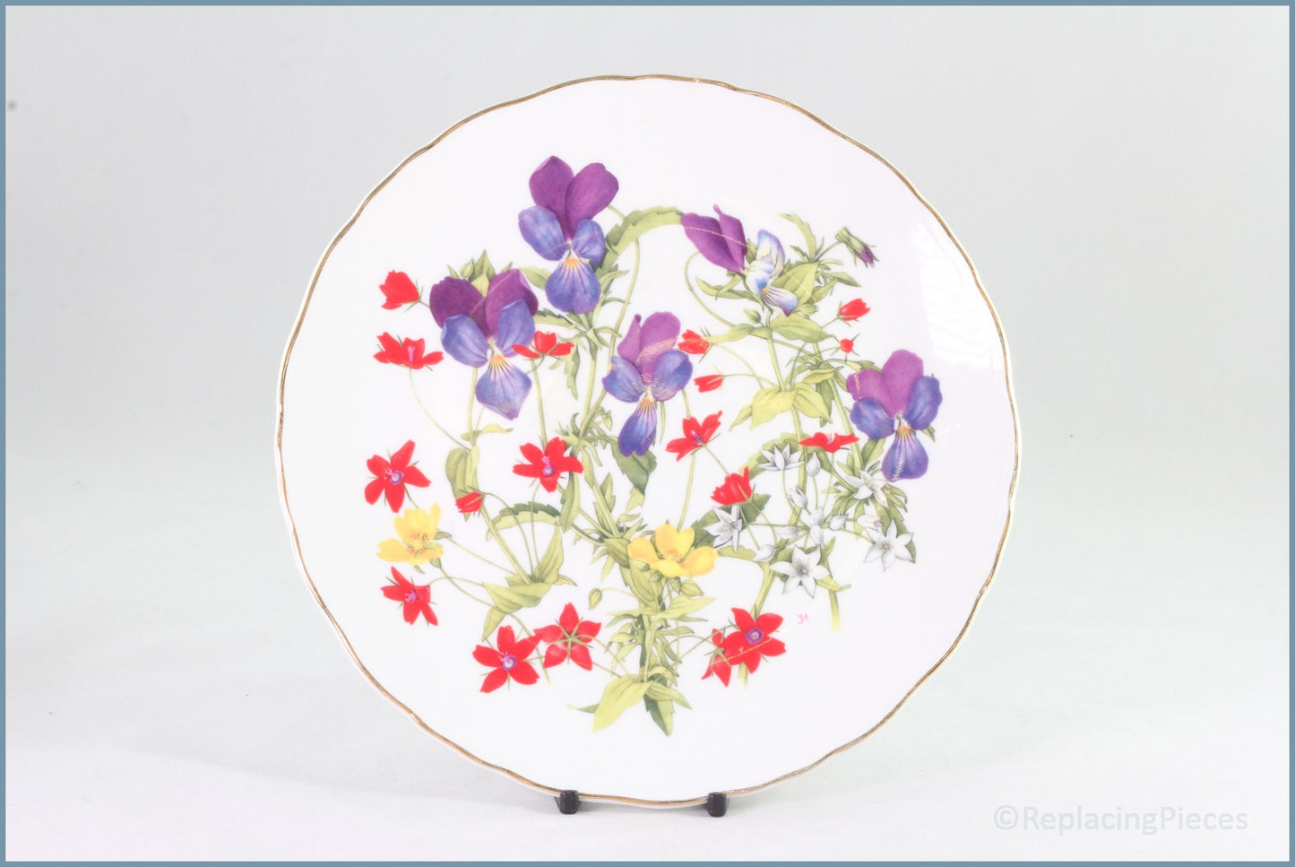 Royal Albert - Britains Wild Flowers - Grassland Pansies