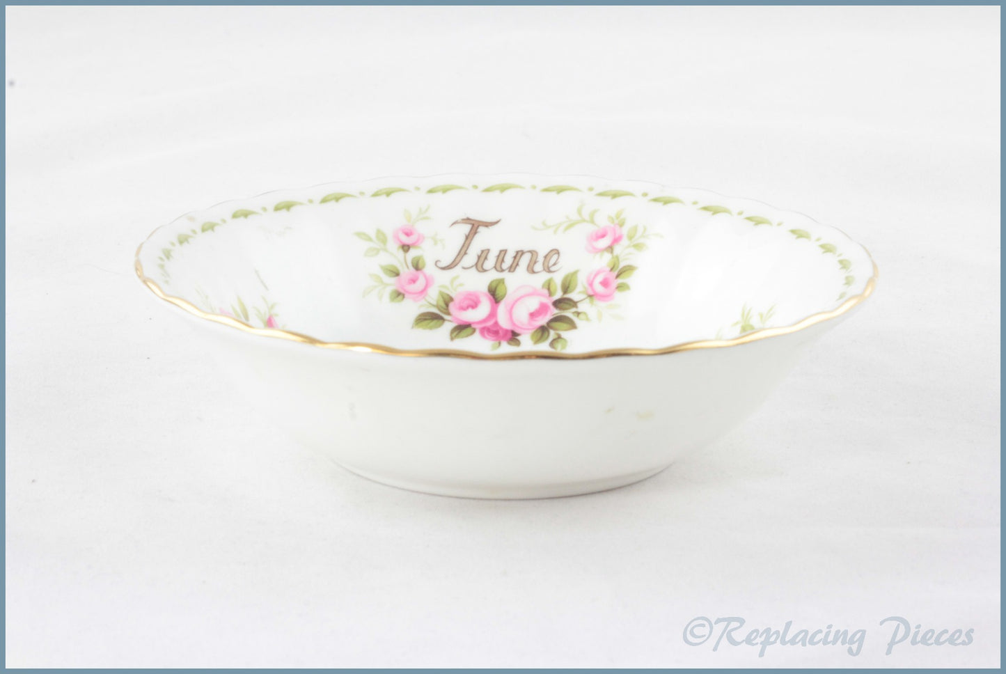 Royal Albert - Flower Of The Month (June) - 5 3/8" Fruit Saucer