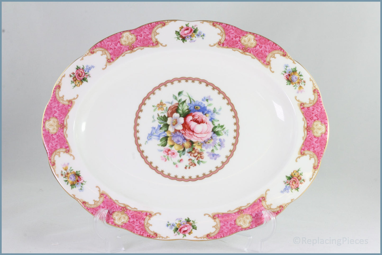 Royal Albert - Lady Carlyle - 13 3/4" Oval Platter