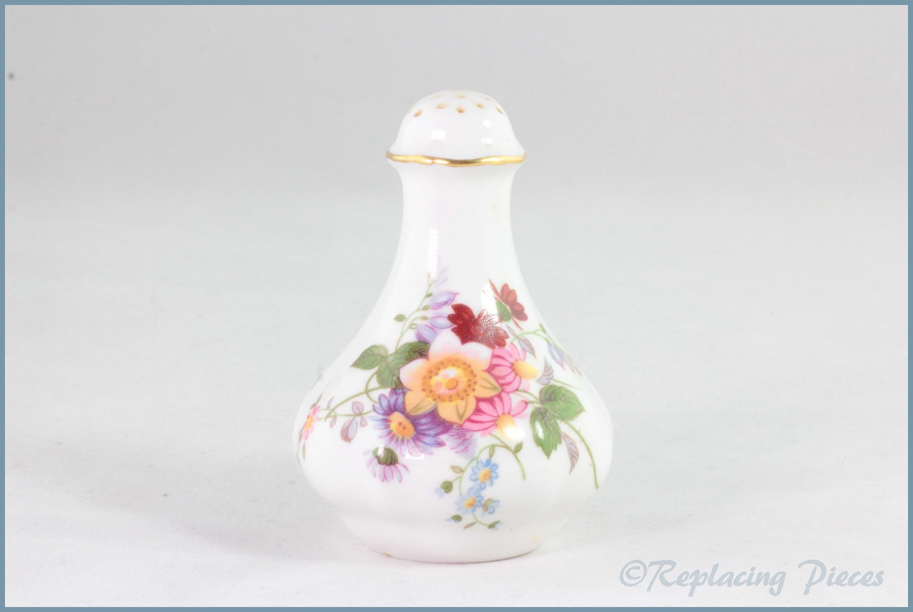 Royal Crown Derby - Derby Posies - Pepper Pot