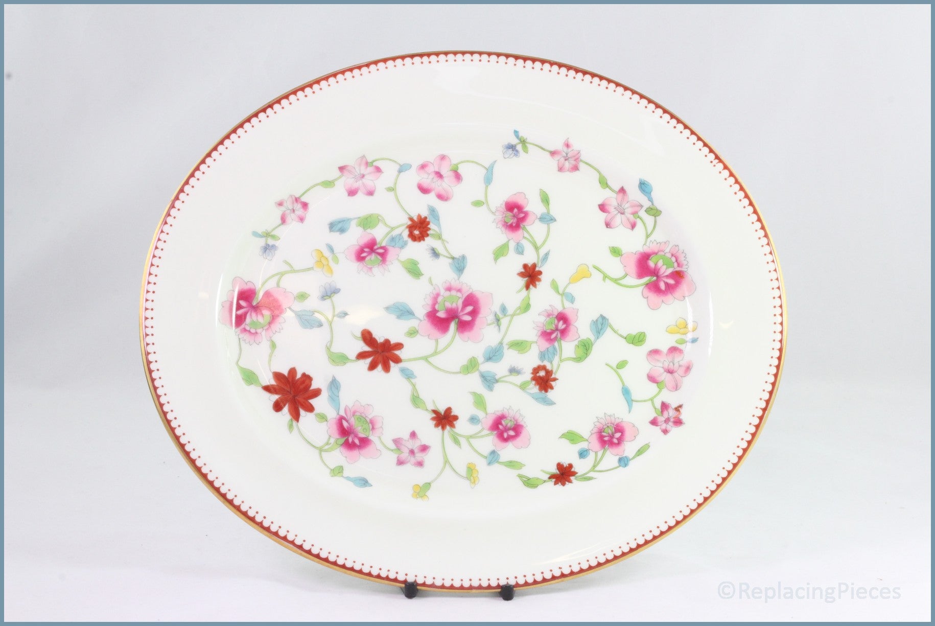 Royal Worcester - Astley (Dr Walls Period) - 11 1/4" Oval Platter