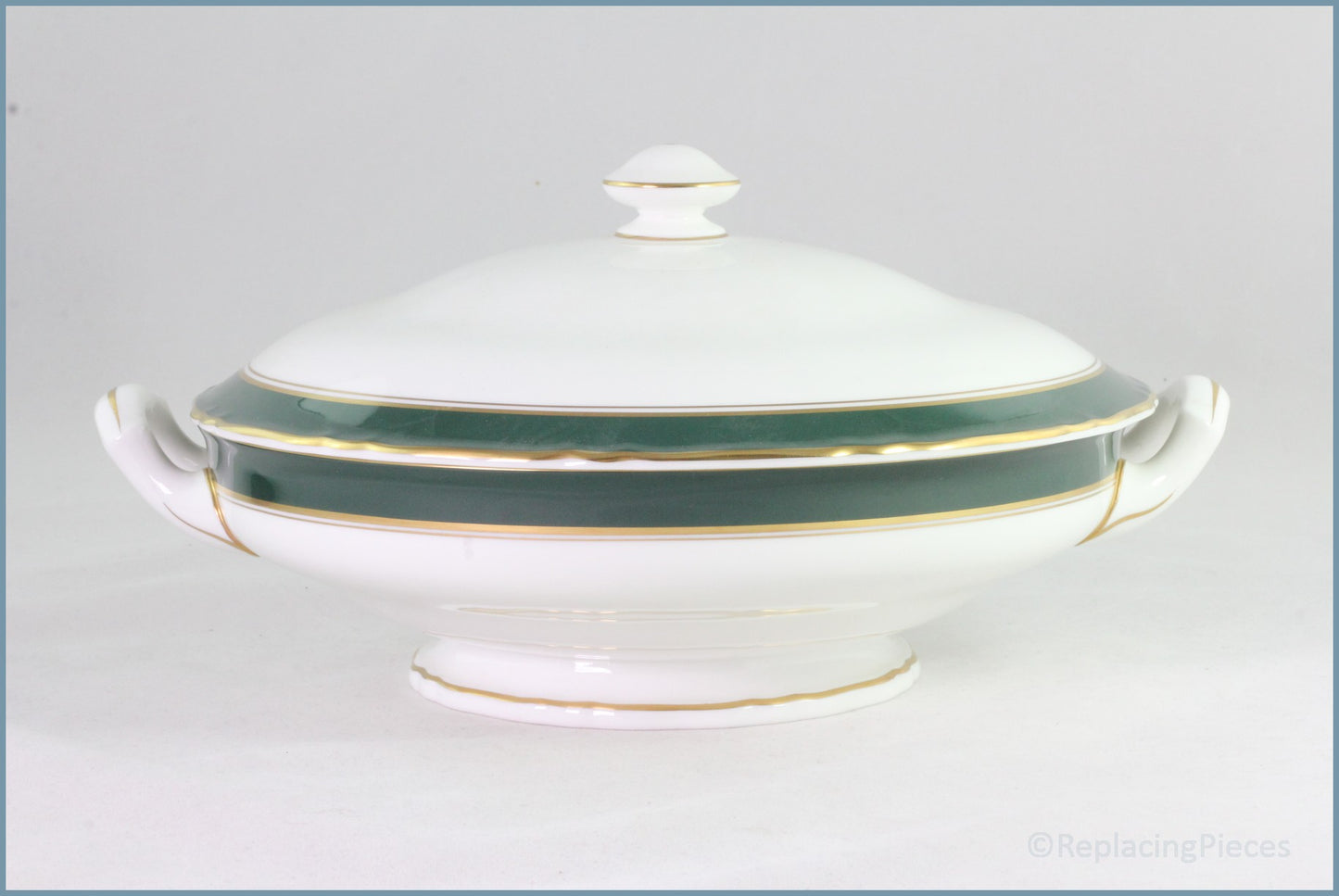 Royal Worcester - Cavendish (Leather Green) - Lidded Vegetable Dish