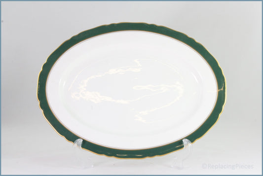 Royal Worcester - Cavendish (Leather Green) - 13 1/2" Oval Platter