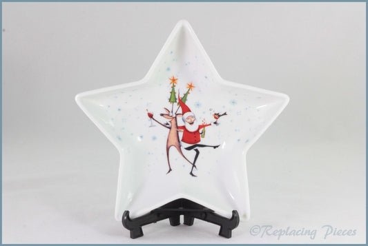 Royal Worcester - Clare Mackie Festive Collection - 8" Star Dish