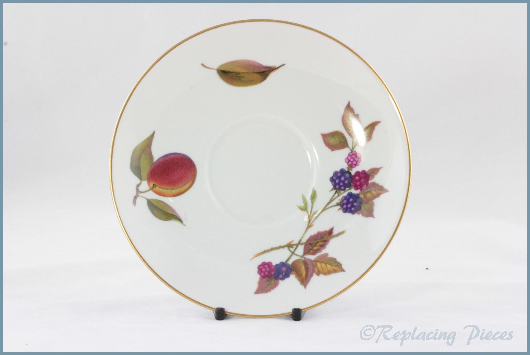 Royal Worcester - Evesham Gold - Breakfast Cup Saucer