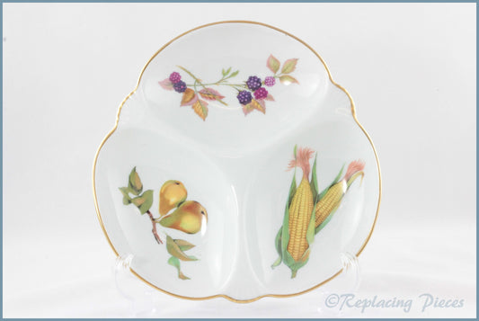 Royal Worcester - Evesham Gold - Hors d'oeuvre Dish