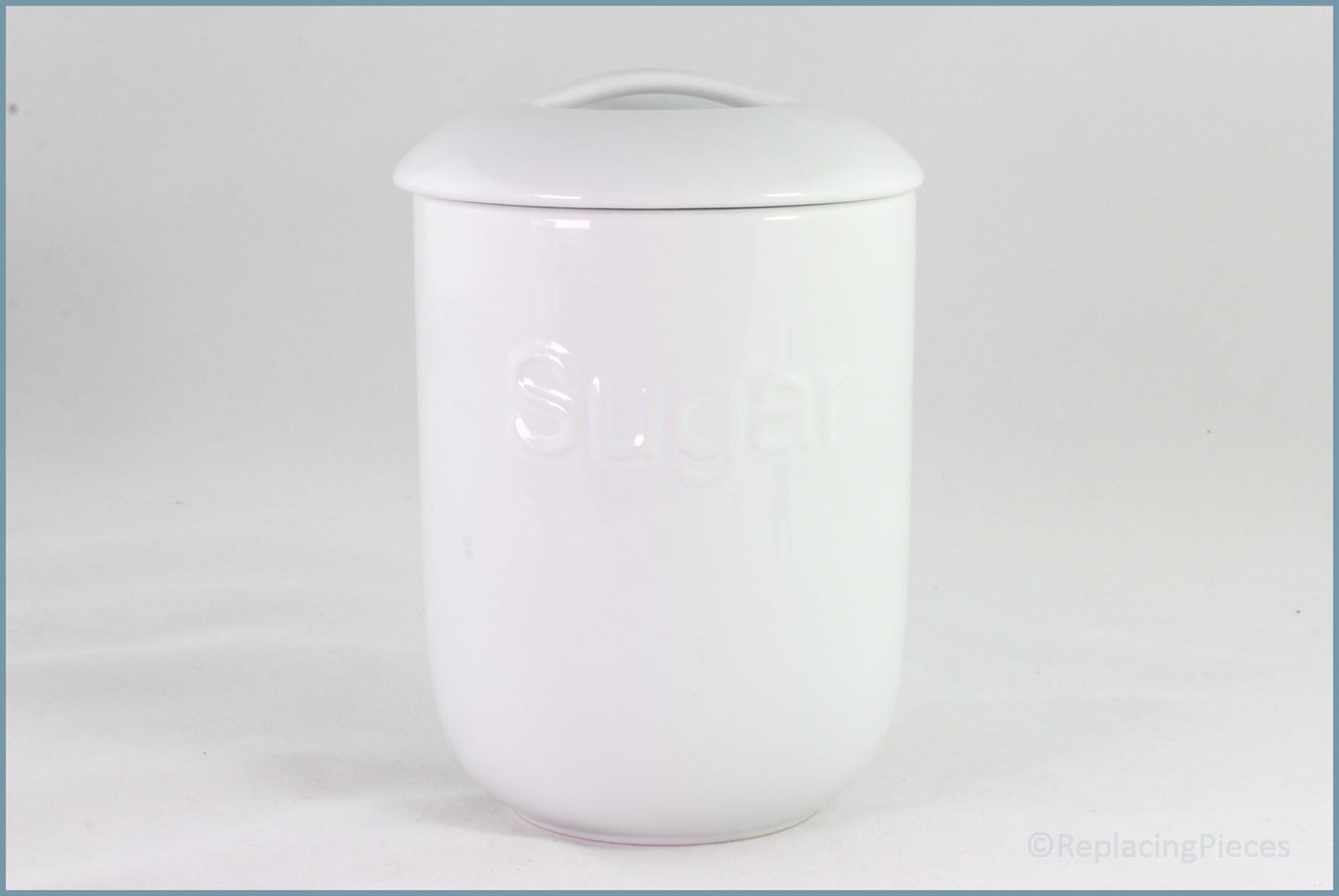 Royal Worcester - Jamie Oliver - White Embossed - Sugar Storage Jar (Sweet Thing)