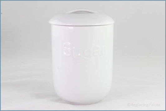 Royal Worcester - Jamie Oliver - White Embossed - Sugar Storage Jar (Sweet Thing)