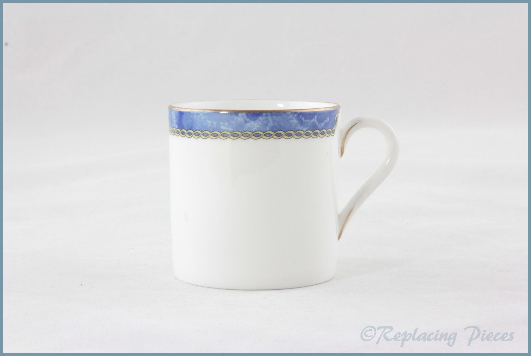 Royal Worcester - Medici (Blue) - Coffee Can
