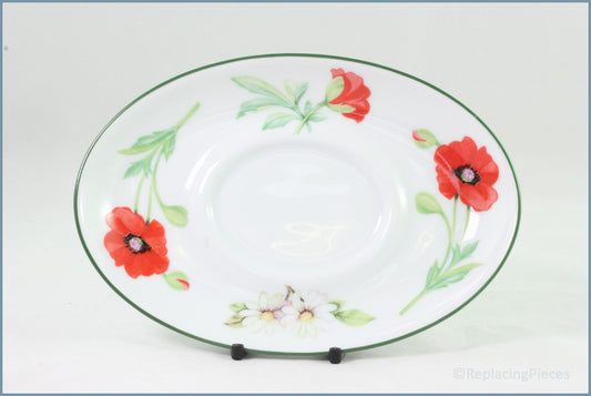 Royal Worcester - Poppies - Gravy Boat Stand