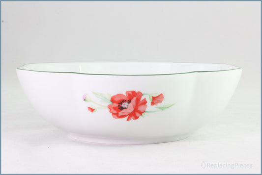 Royal Worcester - Poppies - 8 3/4" Fluted Bowl