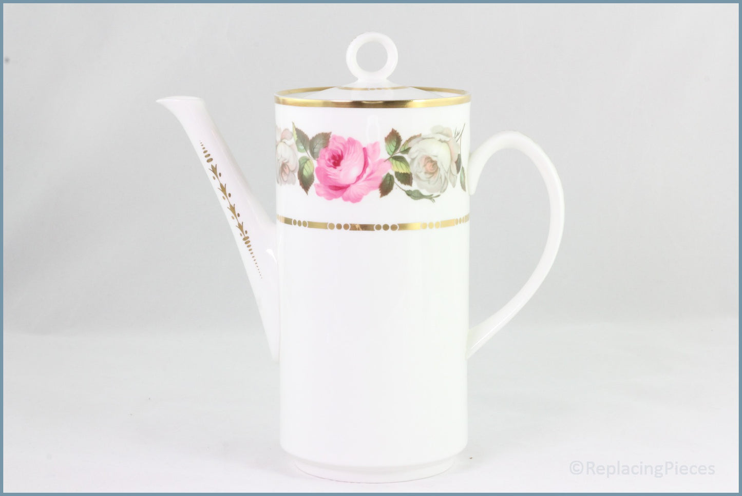 Royal Worcester - Royal Garden (Dot/Dash) - Coffee Pot