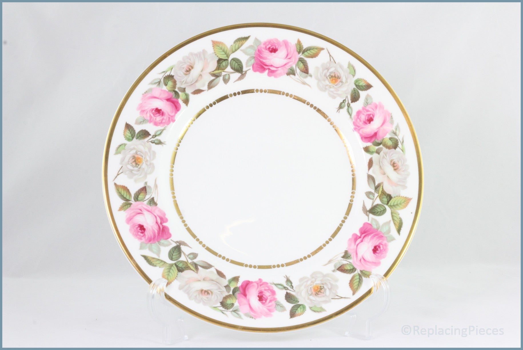 Royal Worcester - Royal Garden (Dot/Dash) - Dinner Plate