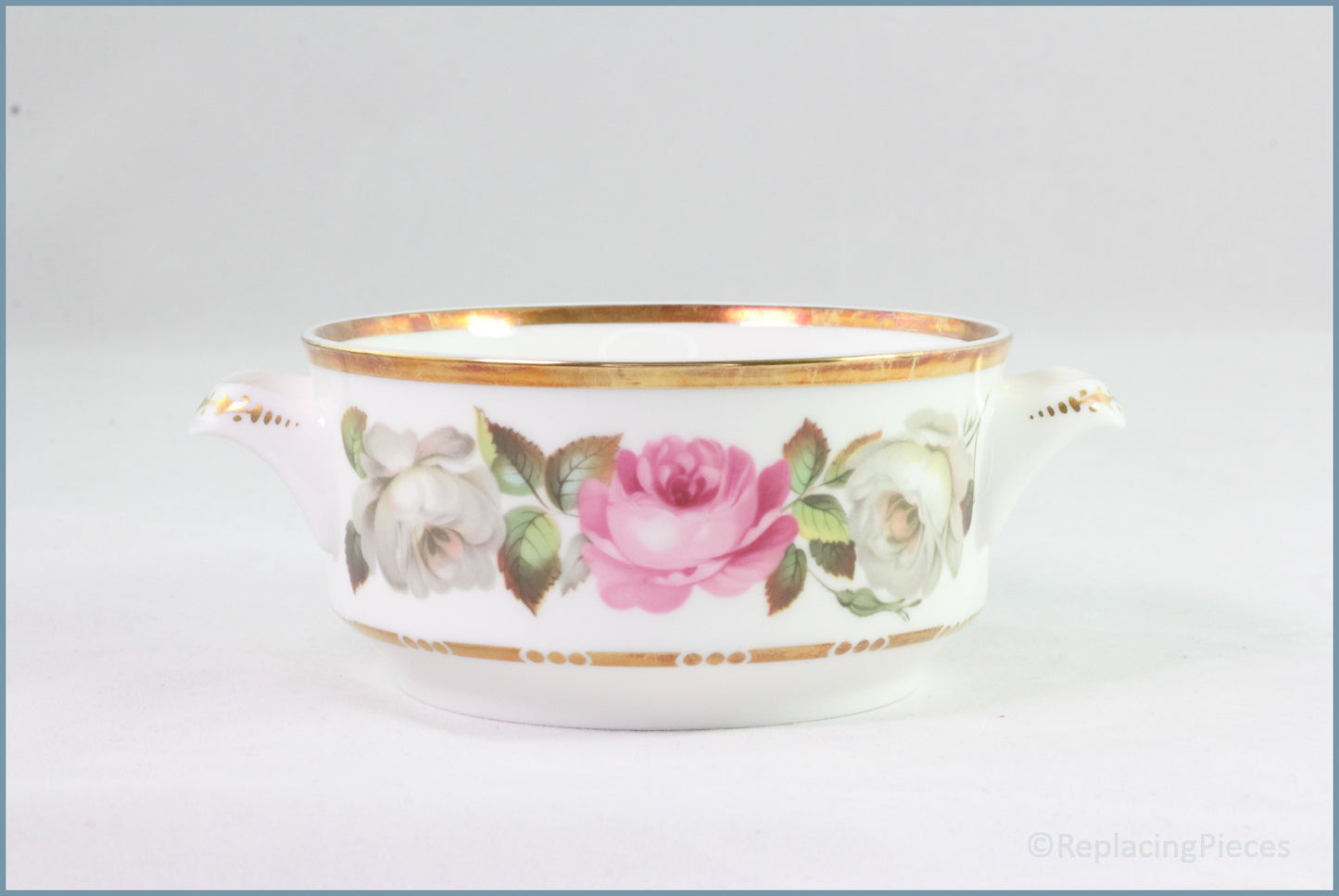 Royal Worcester - Royal Garden (Dot/Dash) - Soup Cup