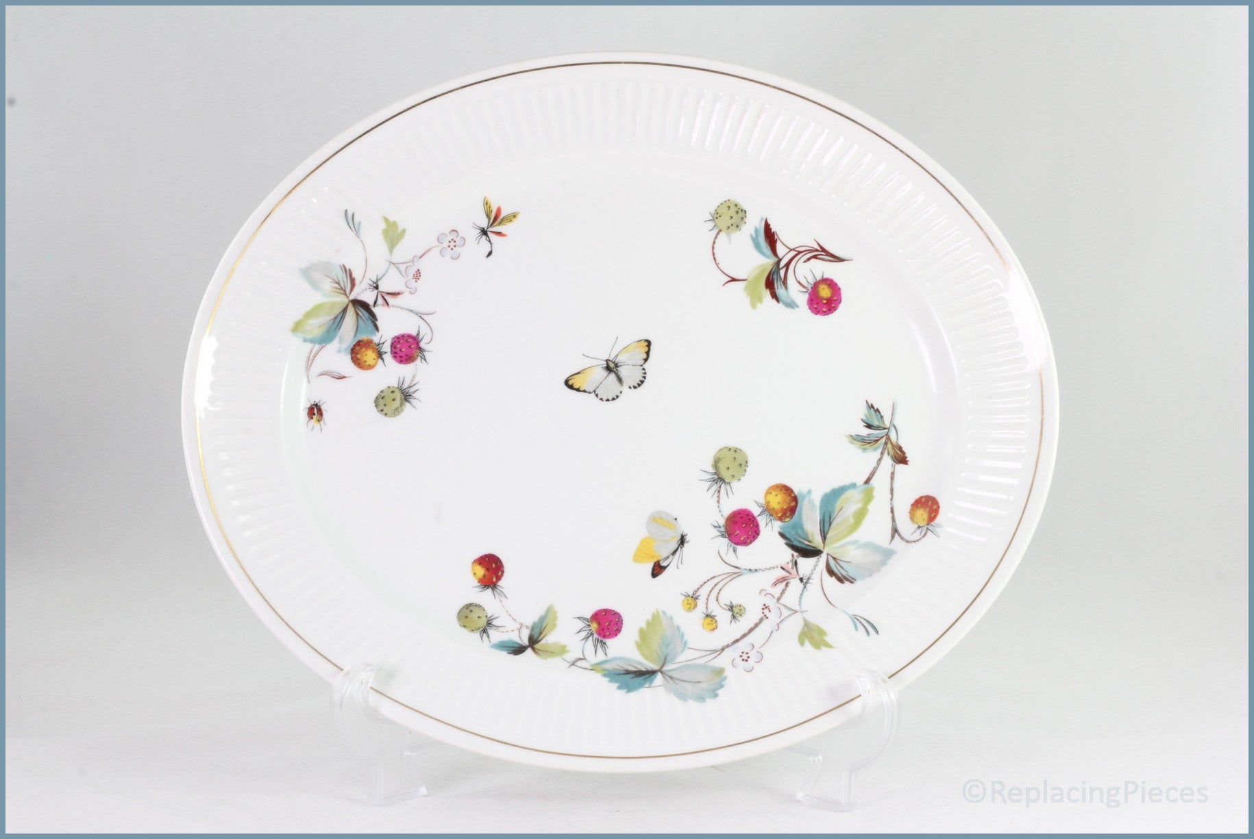 Royal Worcester - Strawberry Fair - 13 1/4" Oval Platter