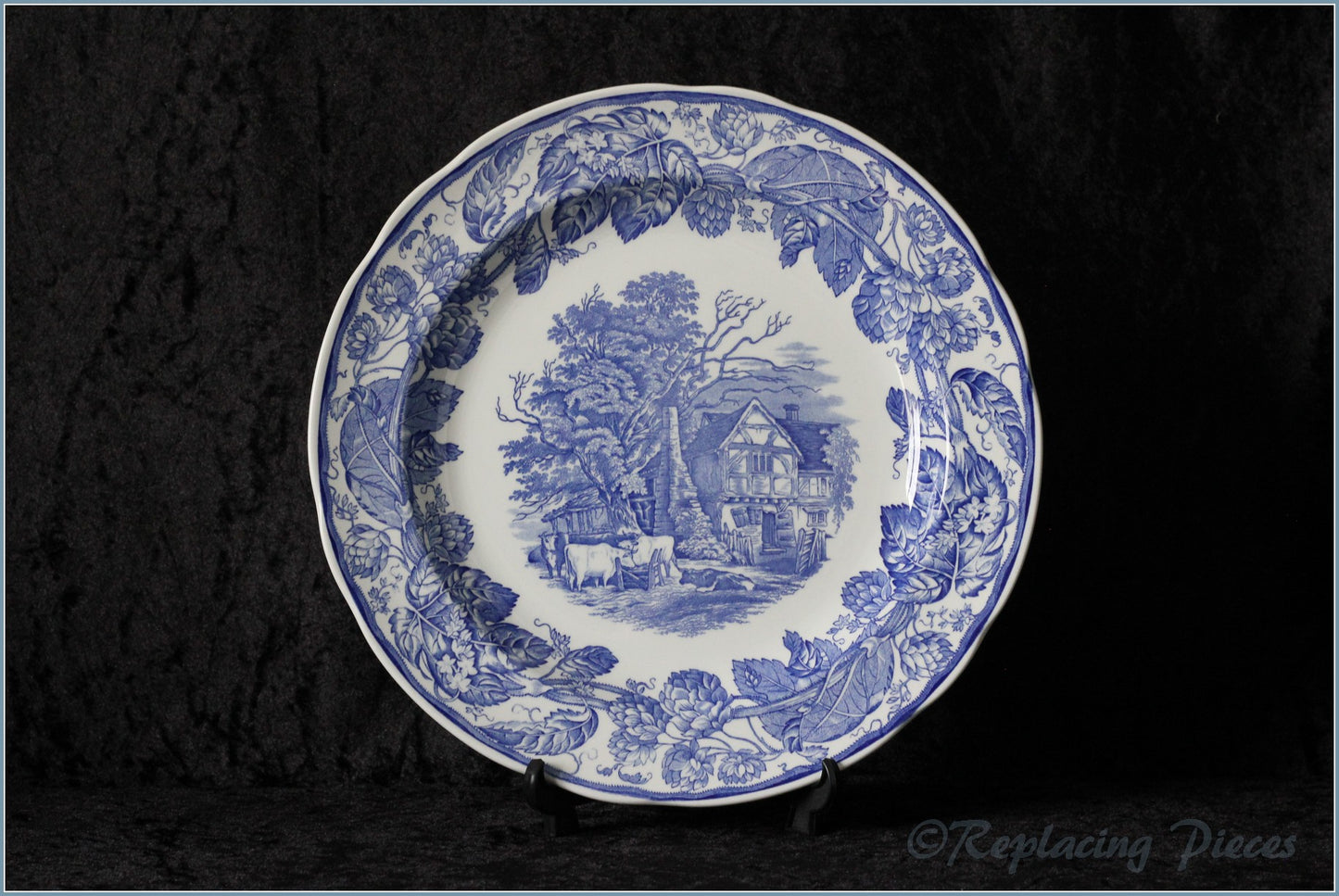 Spode - Blue Room Collection - Dinner Plate (Rural Scenes)