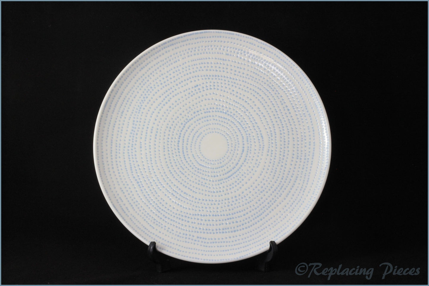 Royal Doulton - Ellen DeGeneres Polar Blue Dots - 8 3/8" Salad Plate