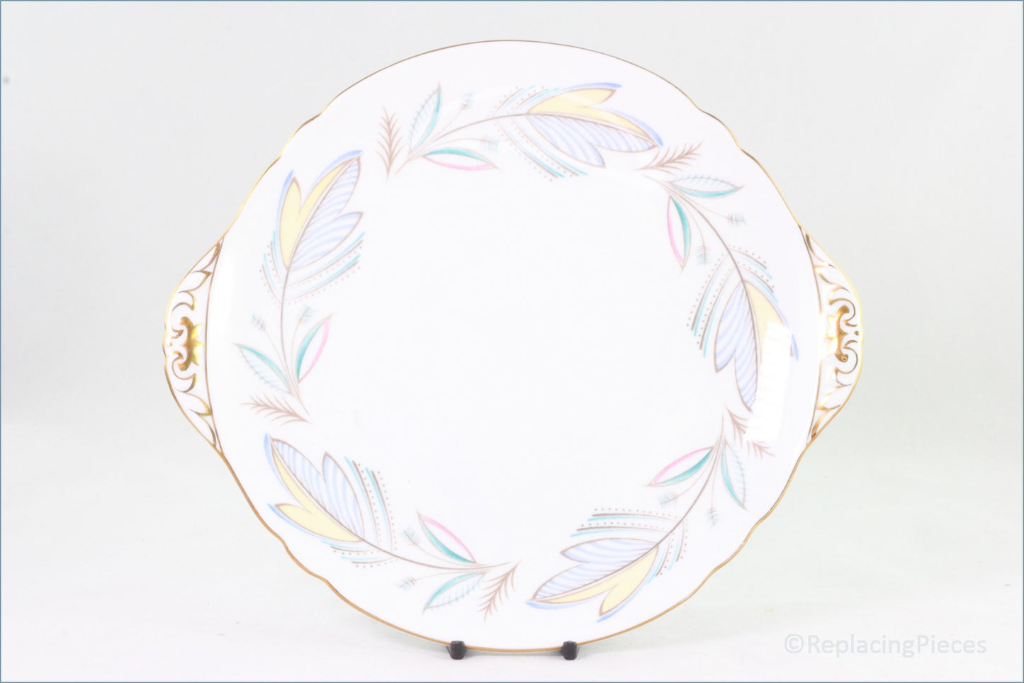 Shelley - Caprice (Gold) - Bread & Butter Serving Plate