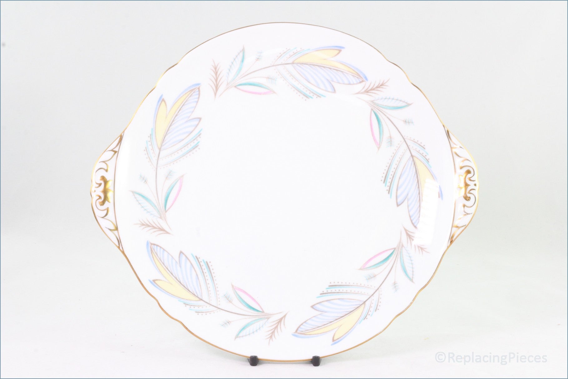 Shelley - Caprice (Gold) - Bread & Butter Serving Plate