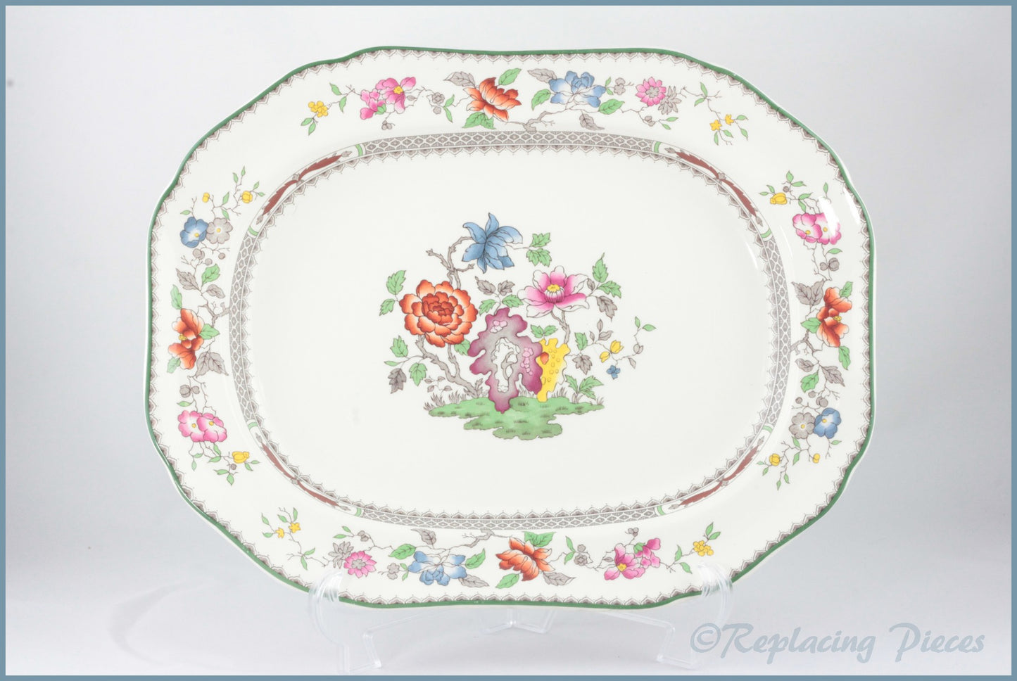 Spode - Chinese Rose - 14 1/4" Oblong Platter