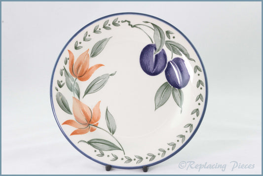 Staffordshire - Unknown 5 (Plums) - 7" Side Plate