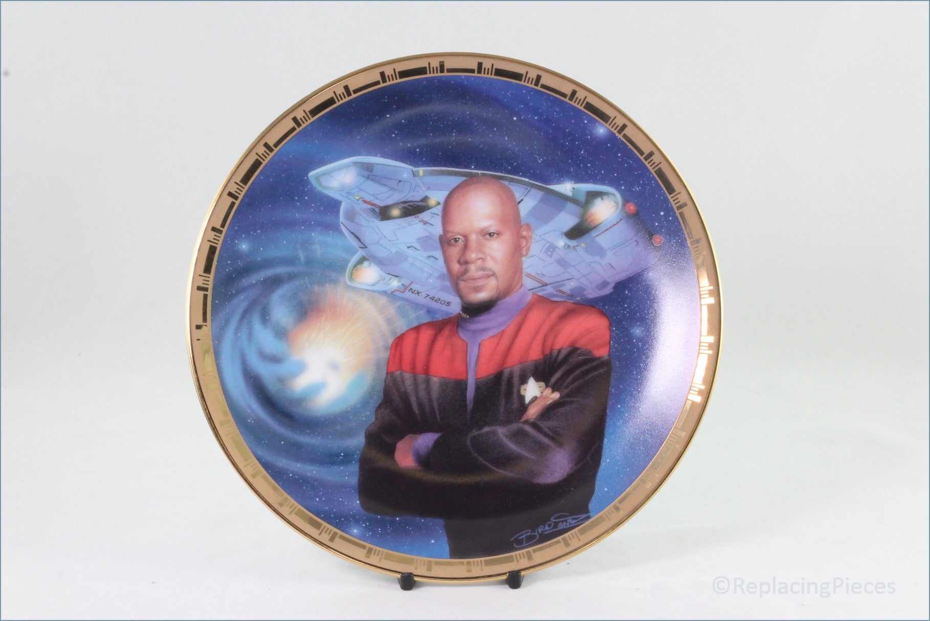 The Hamilton Collection - Star Trek 'The Next Generation' - The Power Of Command - Captain Sisko And The USS Defiant