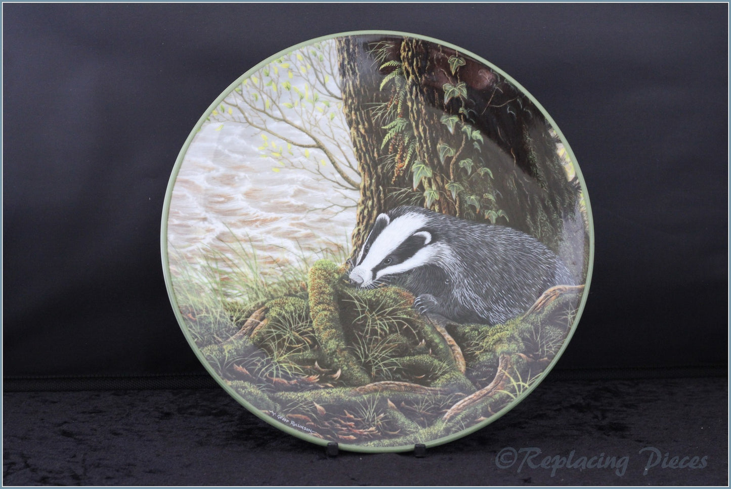 Royal Doulton - Rollinsons Portraits of Nature - The Badger On His Evening Prowl