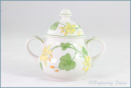 Villeroy & Boch - Geranium (Old Style) - Lidded Sugar Bowl (Coffee Size)