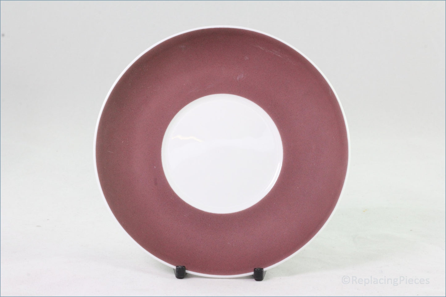 Wedgwood (Susie Cooper) - Pennant (C2151) - Coffee Saucer (Burgundy)