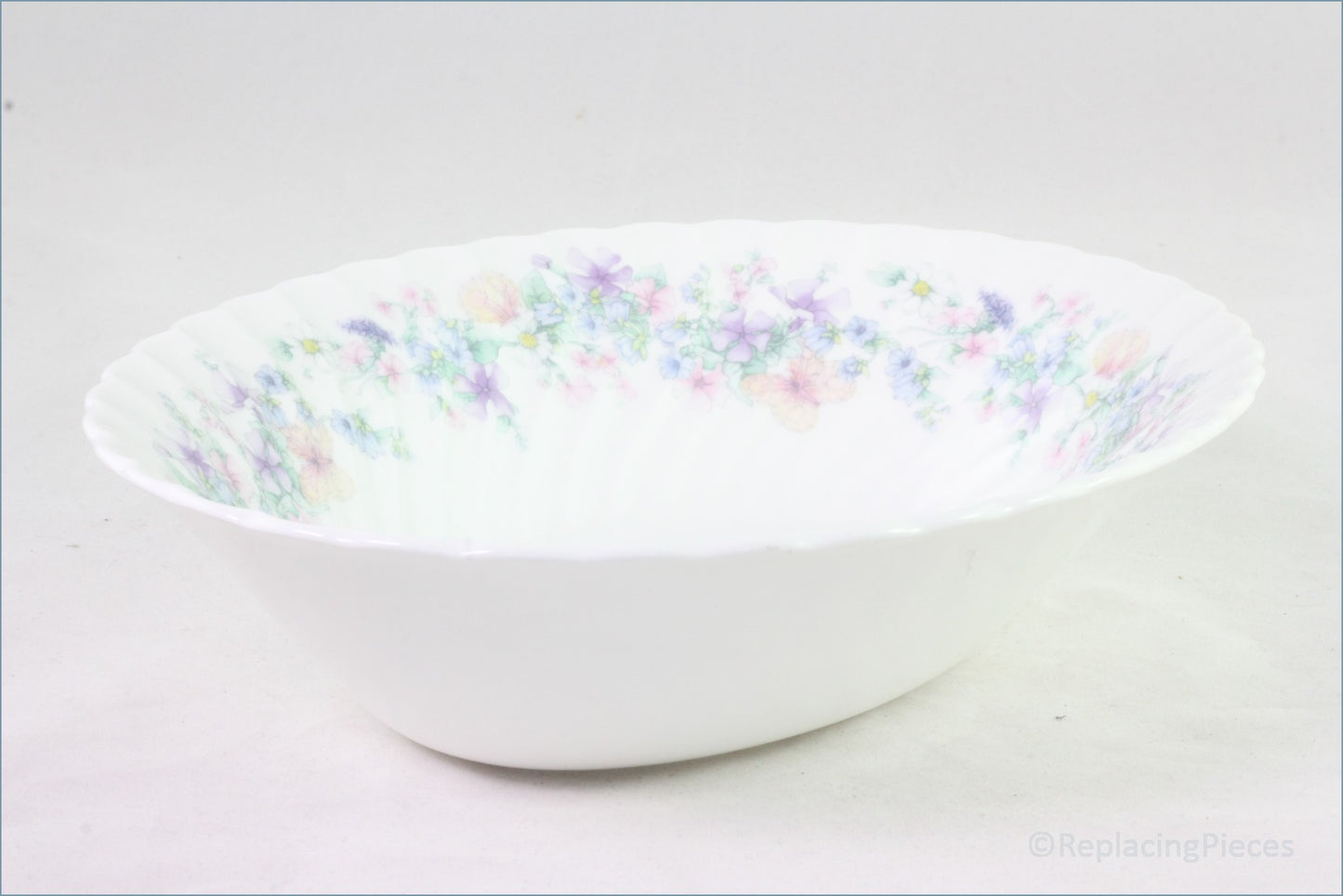 Wedgwood - Angela (Fluted) (R4870) - Open Vegetable Dish