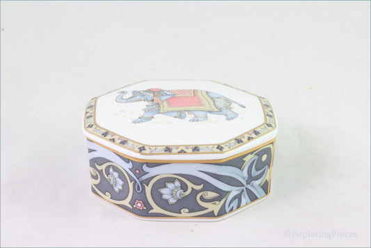 Wedgwood - Blue Elephant - Octagonal Box