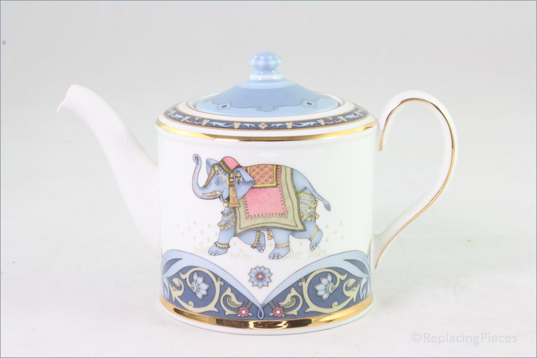 Wedgwood - Blue Elephant - Teapot For One