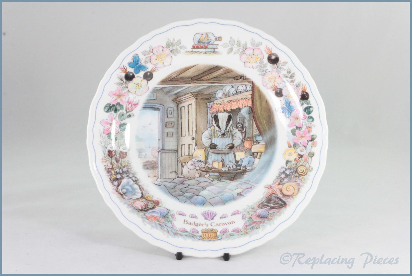 Wedgwood - Foxwood At Sea - Badger's Caravan