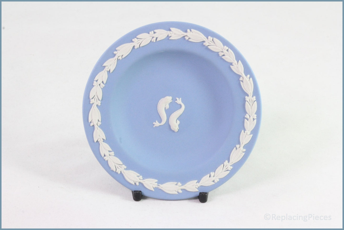 Wedgwood - Jasperware (Pale Blue) - Zodiac Pin Tray - Pisces