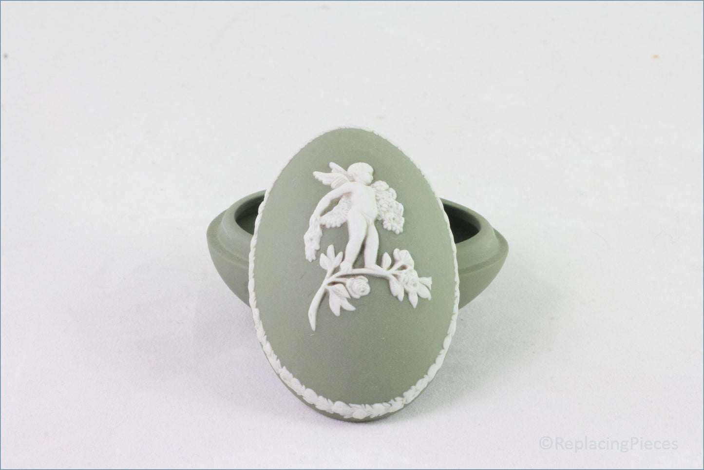 Wedgwood - Jasperware (Sage Green) - Small Egg