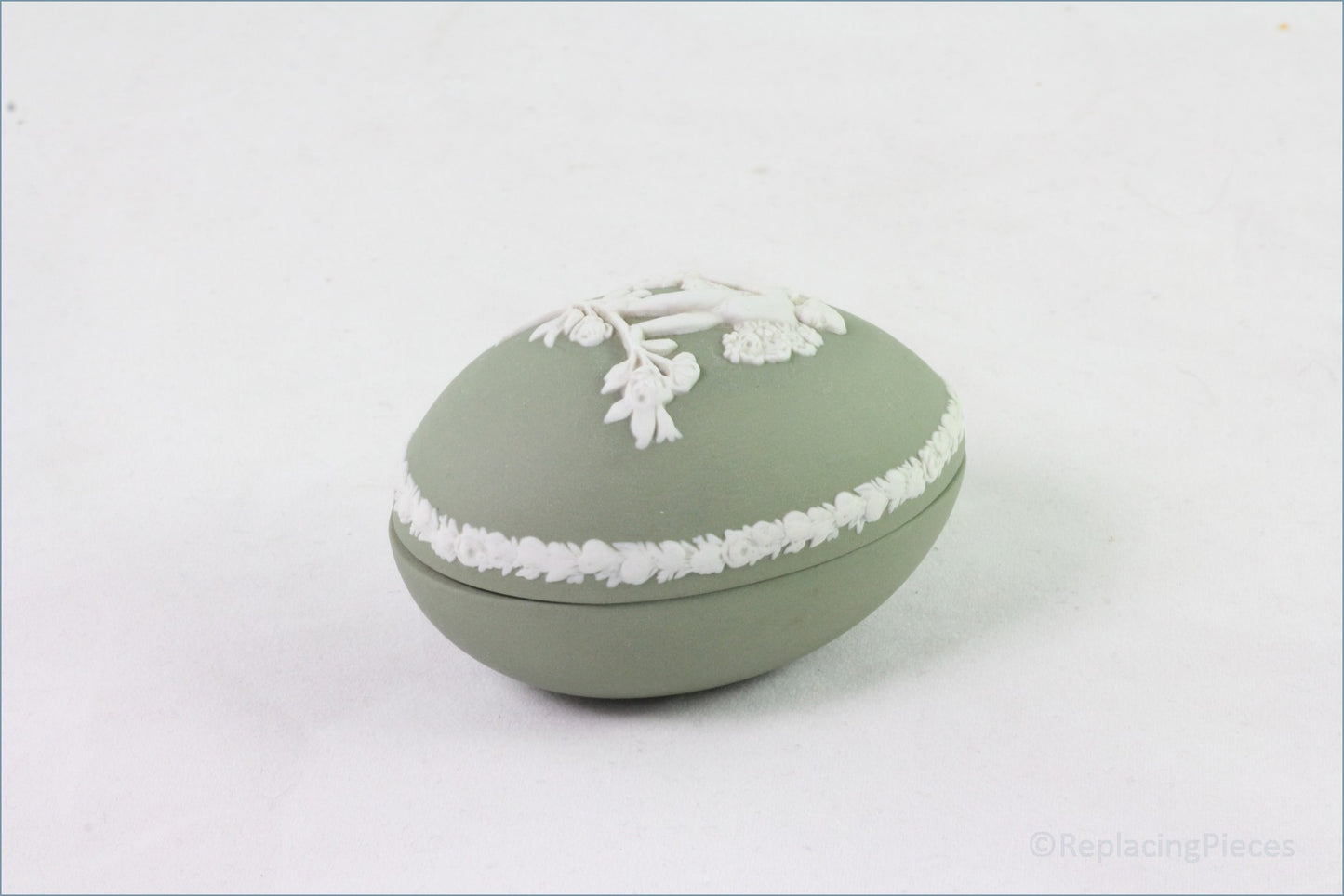 Wedgwood - Jasperware (Sage Green) - Small Egg