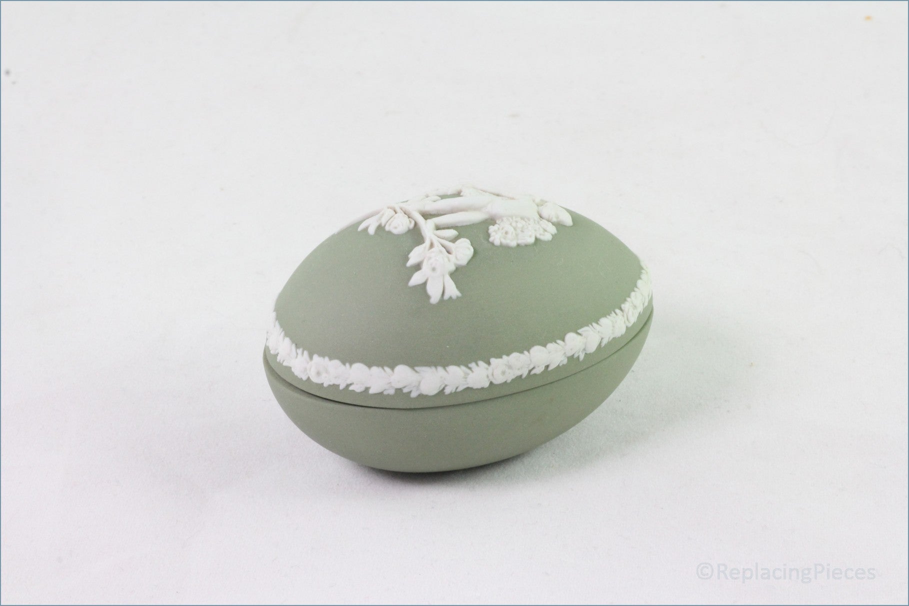 Wedgwood - Jasperware (Sage Green) - Small Egg