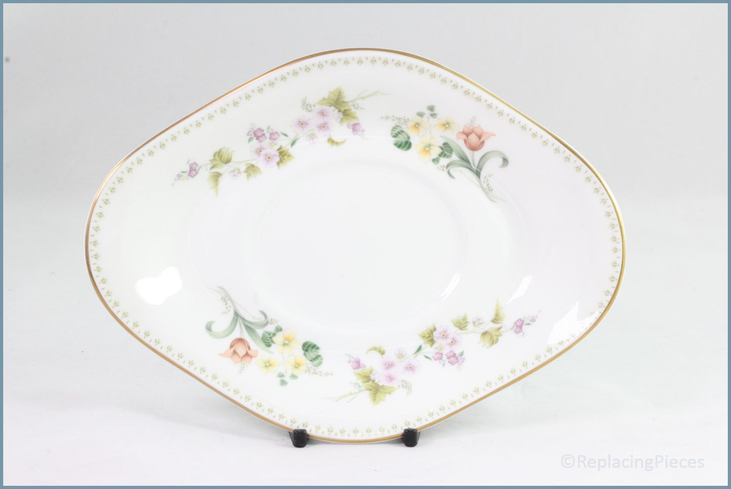 Wedgwood - Mirabelle (R4537) - Gravy Boat Stand ONLY